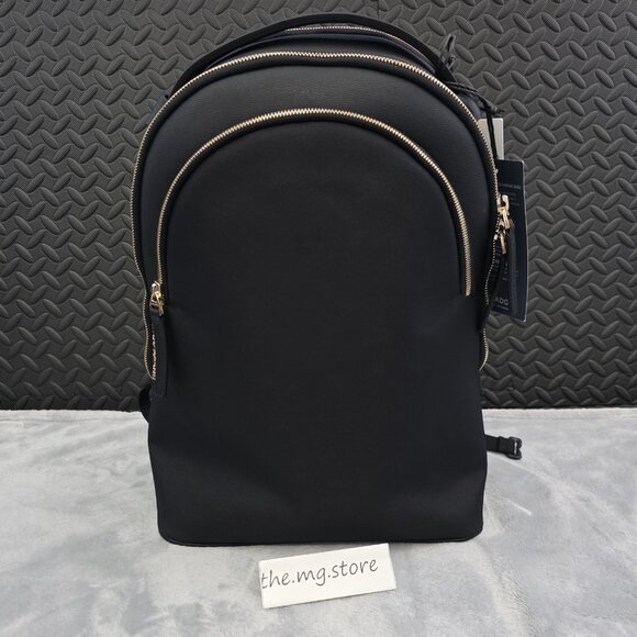 Troubadour Momentum Travel Business Backpack 13L Black, Gold Hardware NWT - Picture 2 of 15